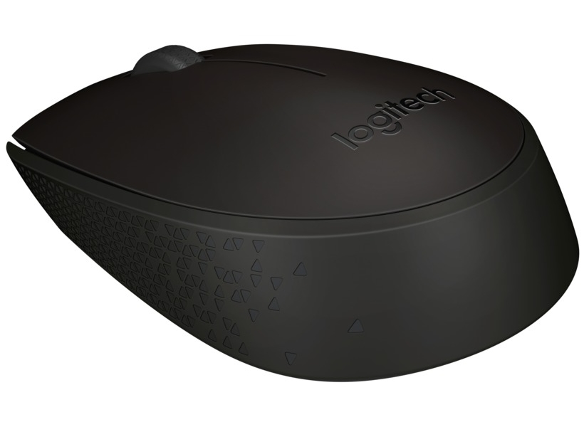 Logitech B170, bezdrátová myš, optická, 3 tlačítka, USB přijímač