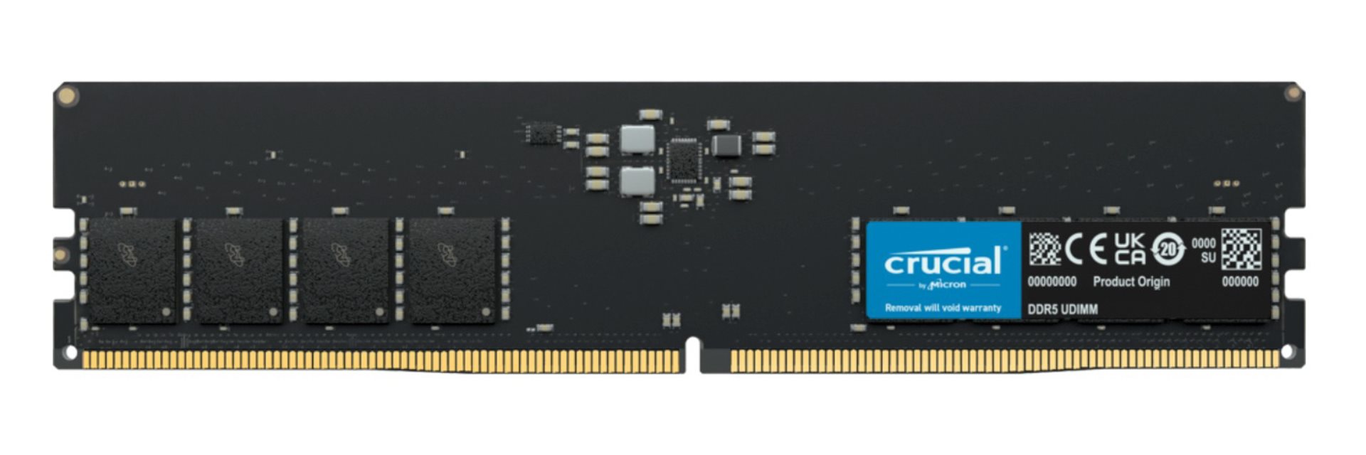 Crucial DDR5 32GB DIMM 4800MHz CL40 černá