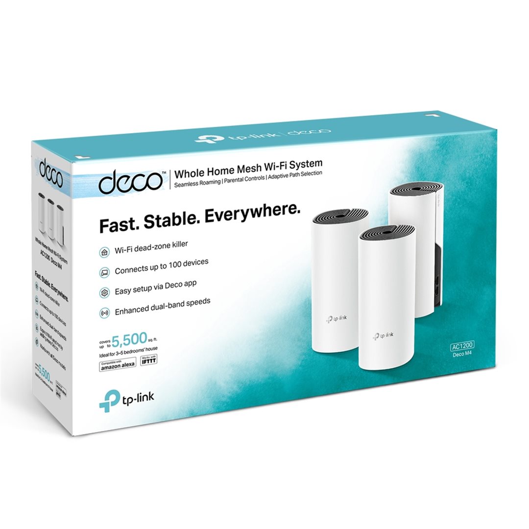 TP-Link Deco M4 meshový Wi-Fi systém pro chytré domácnosti (3 ks)