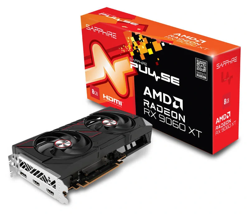 Sapphire PULSE Radeon RX 9060 XT OC 8GB GDDR6, 11350-04-20G